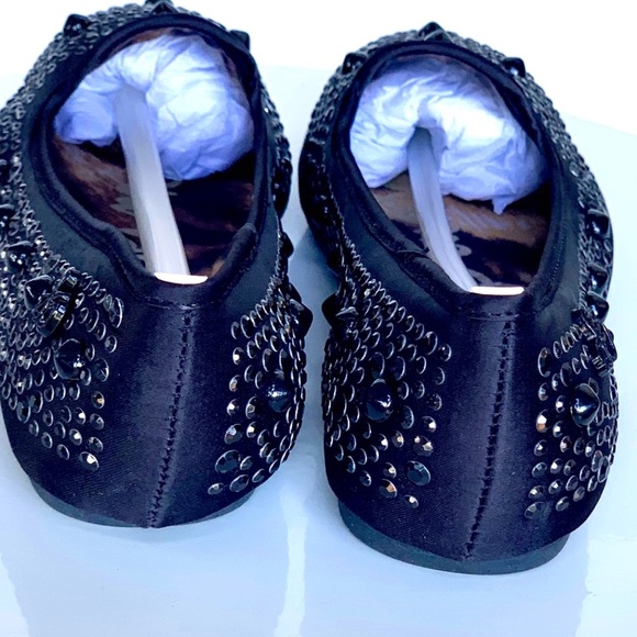 Sam Edelman Black Satin Arena Stud SIZE 11.5  (NEW) - Picture 3 of 9